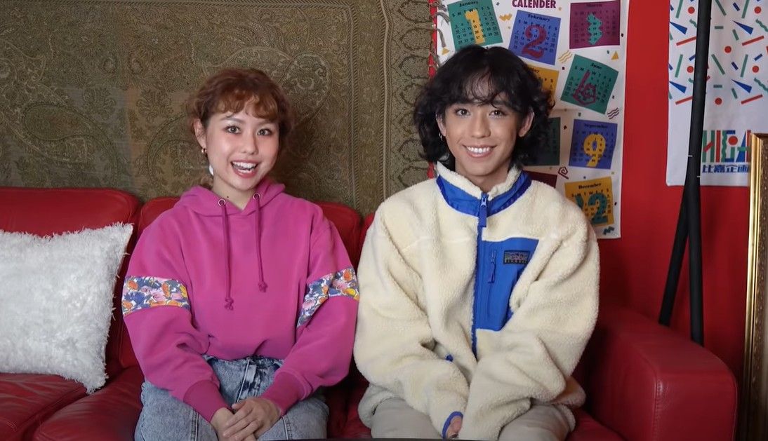 Peco（左）和ryuchell（右）先前時常一起拍攝影片。（翻攝自RYUCHELL WORLD YouTube）