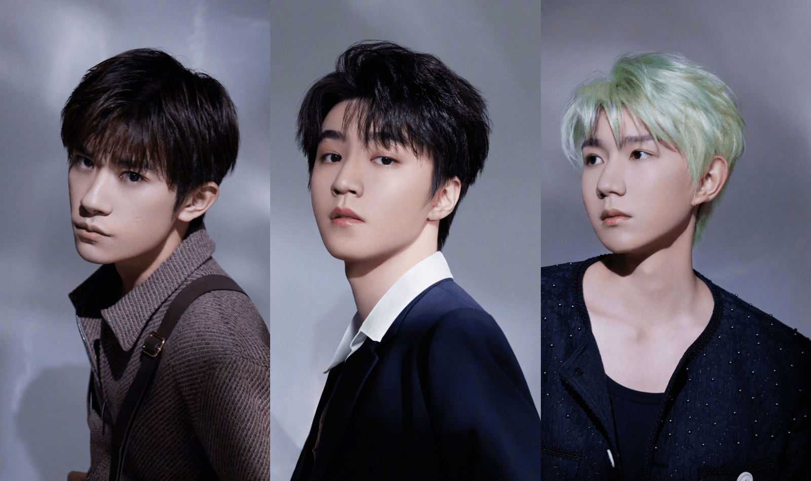 易烊千璽、王俊凱、王源。（翻攝自TFBOYS组合微博）