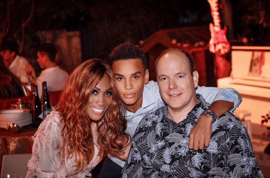 妮可在阿爾貝二世生日時，也貼出合照祝福。（翻攝自妮可IG）