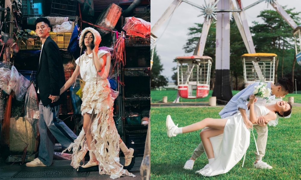 宇珊曬出多張浪漫婚紗照。（翻攝自宇珊臉書）