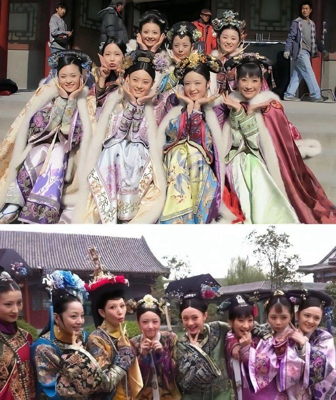 劇中鬥得你死我活的後宮嬪妃與皇后私下很搞笑 翻攝小甜心57910微博