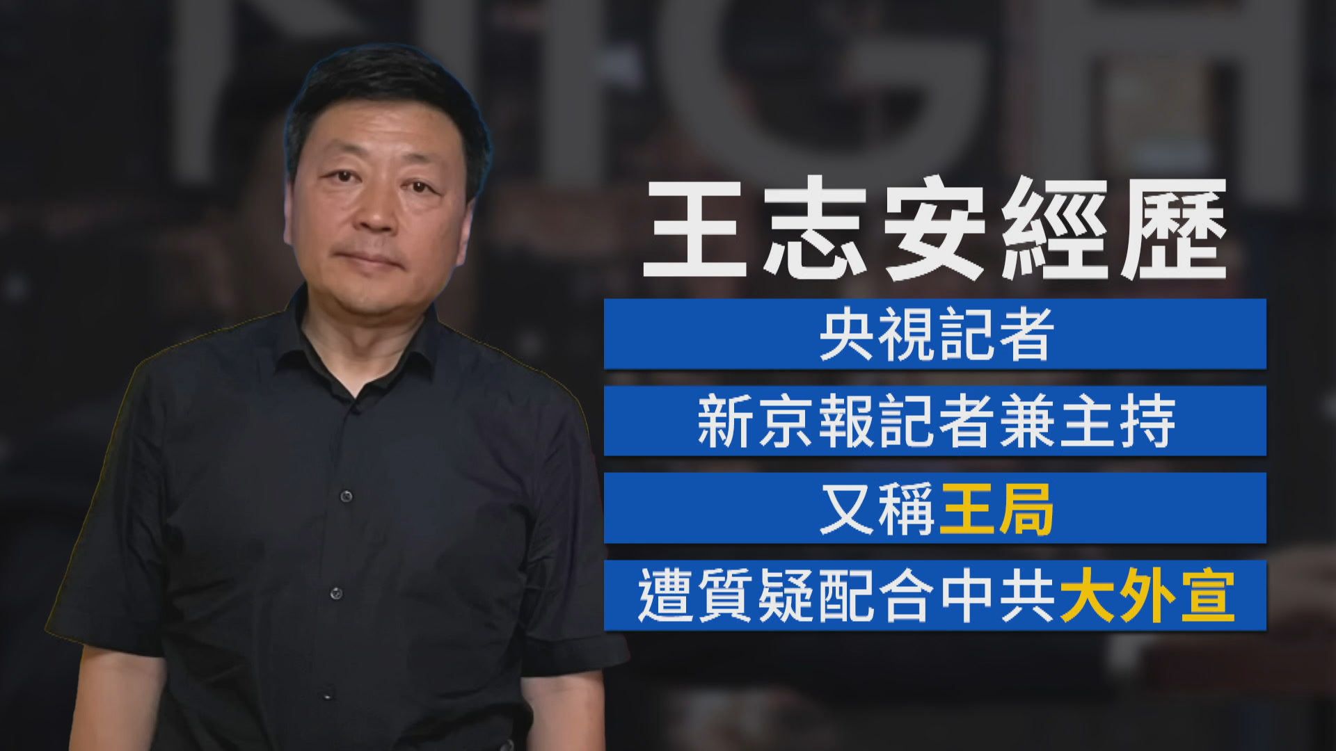 疑因64爭議遭封殺　王志安遭控是「大外宣」