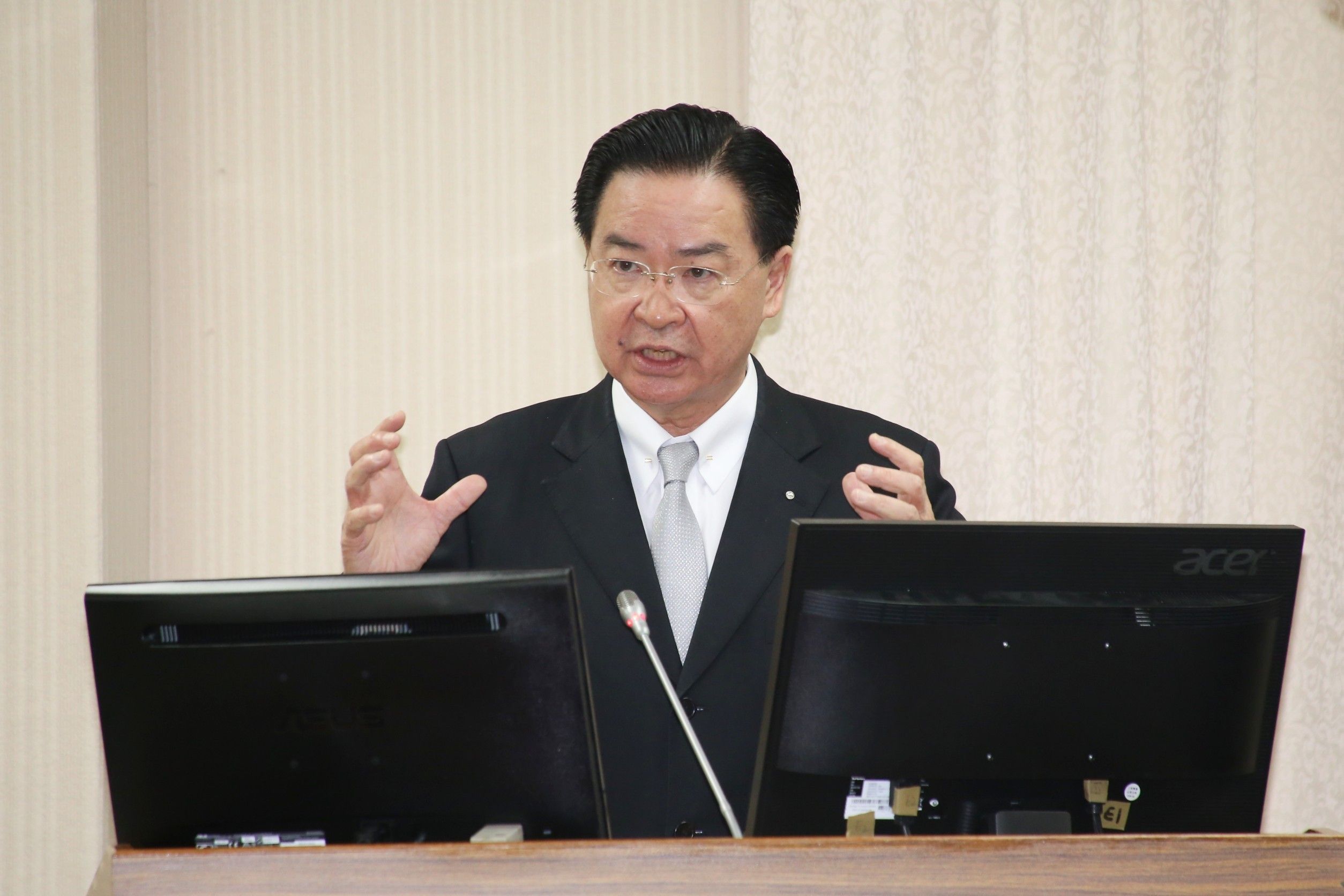 在野譴責吳釗燮缺席「共諜案」報告　國安會：憲政體制不宜備詢