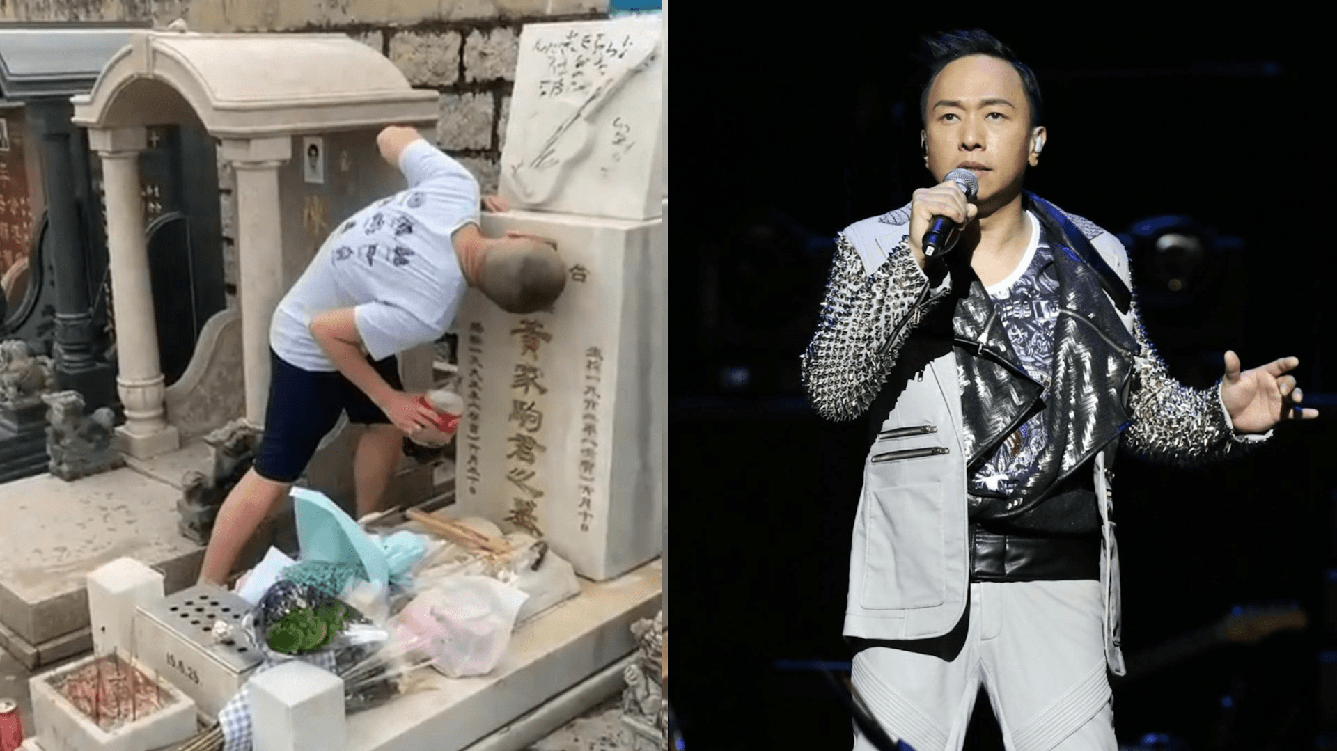 砸毀黃家駒墓碑2嫌遭起底　弟痛罵「國亡不遠矣」引小粉紅宣戰