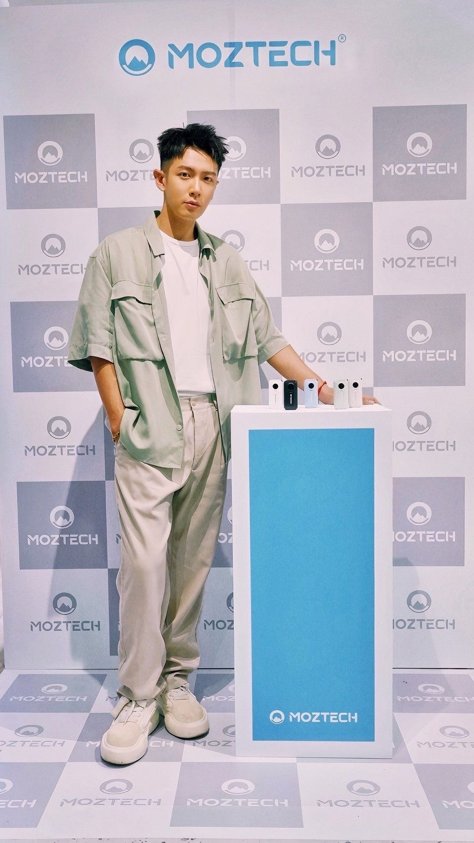 柯震東今提前許下生日願望。（MOZTECH提供）