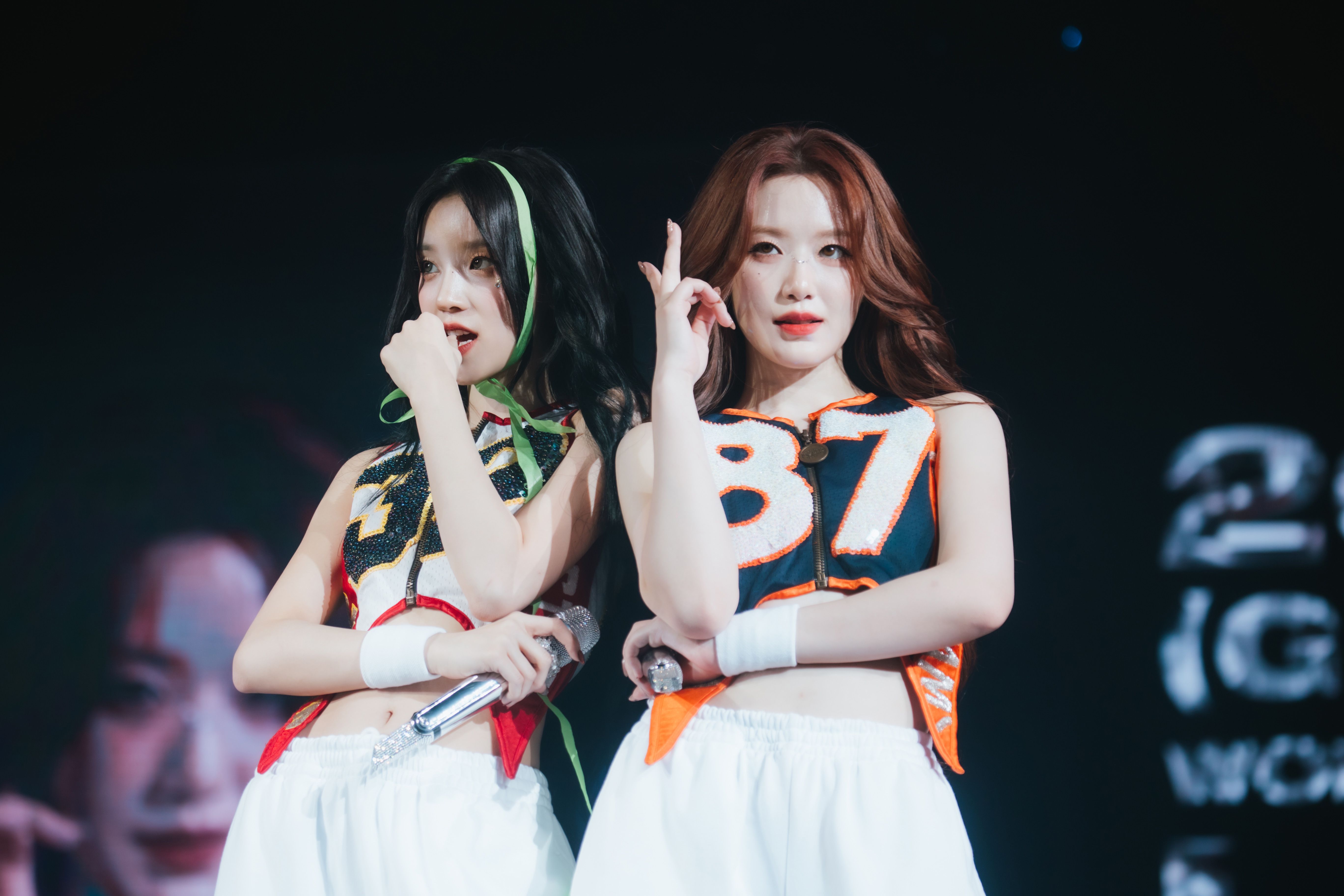  (G)I-DLE霸氣演唱〈Super Lady〉開場，立刻燃炸。（KKLIVE提供）