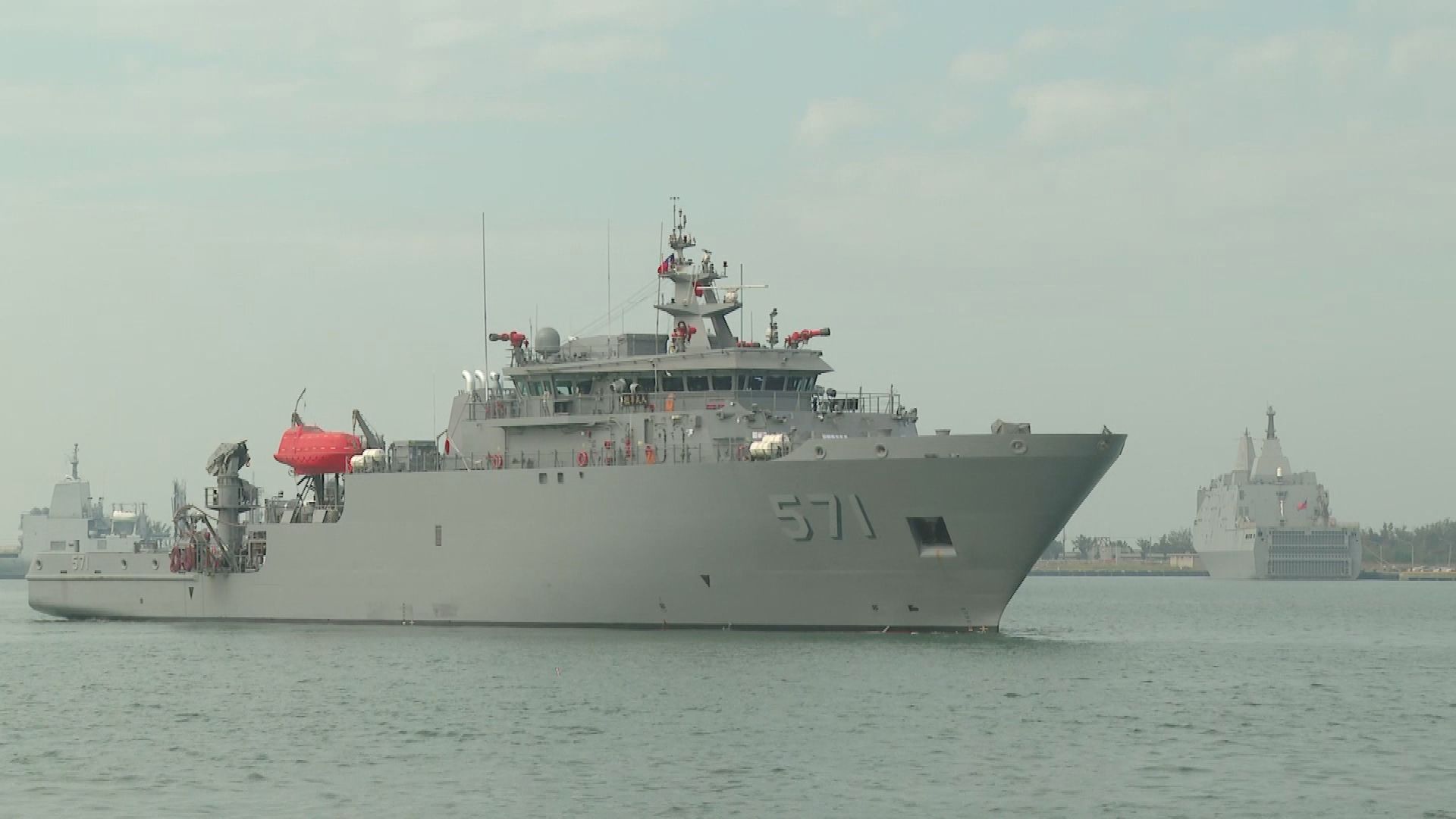 國造大武艦纏絞拖纜　海軍：艦長操舵失慎、已調職