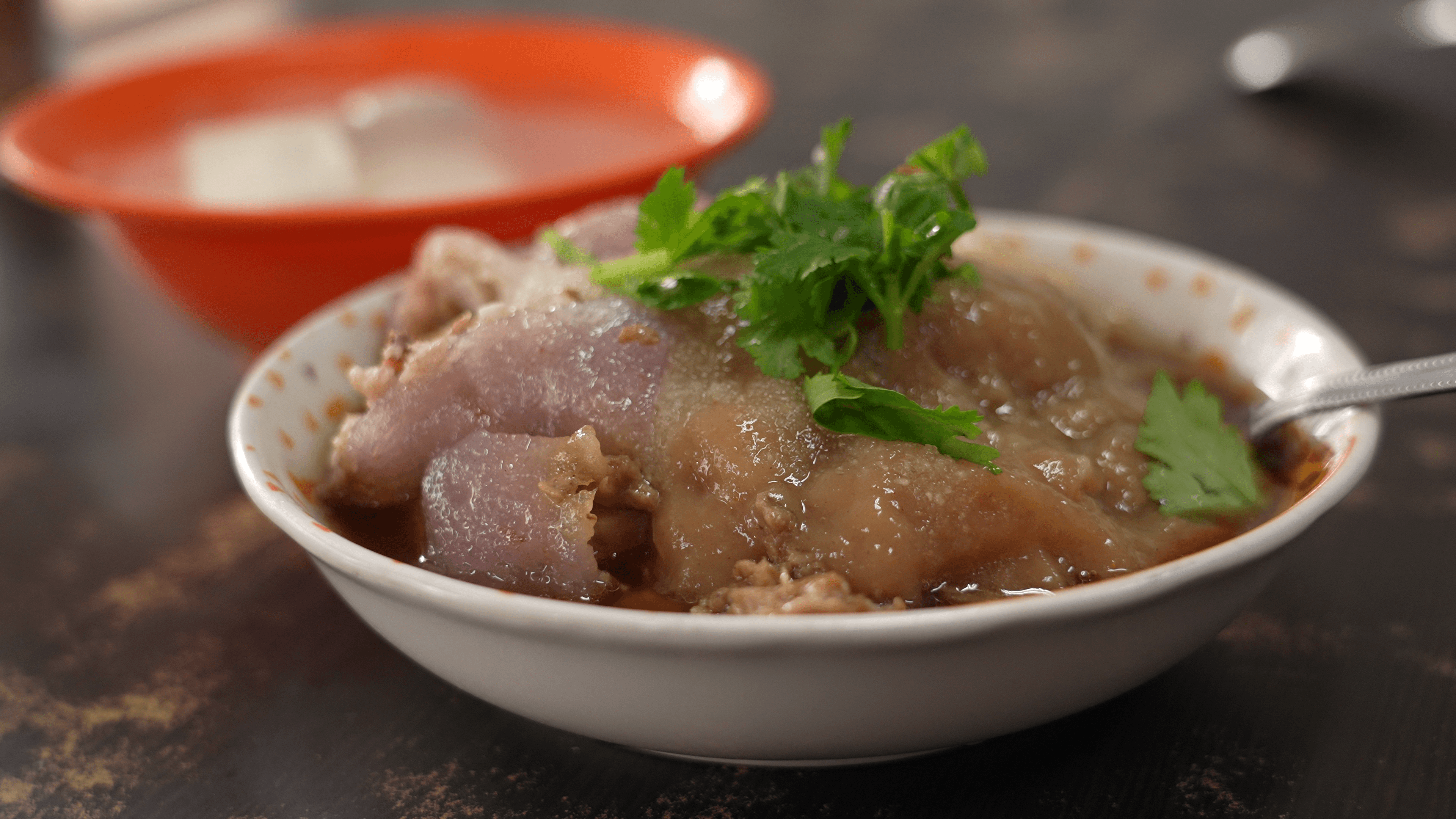 永和的北斗肉圓，則有少見的芋頭肉圓。（鏡新聞）