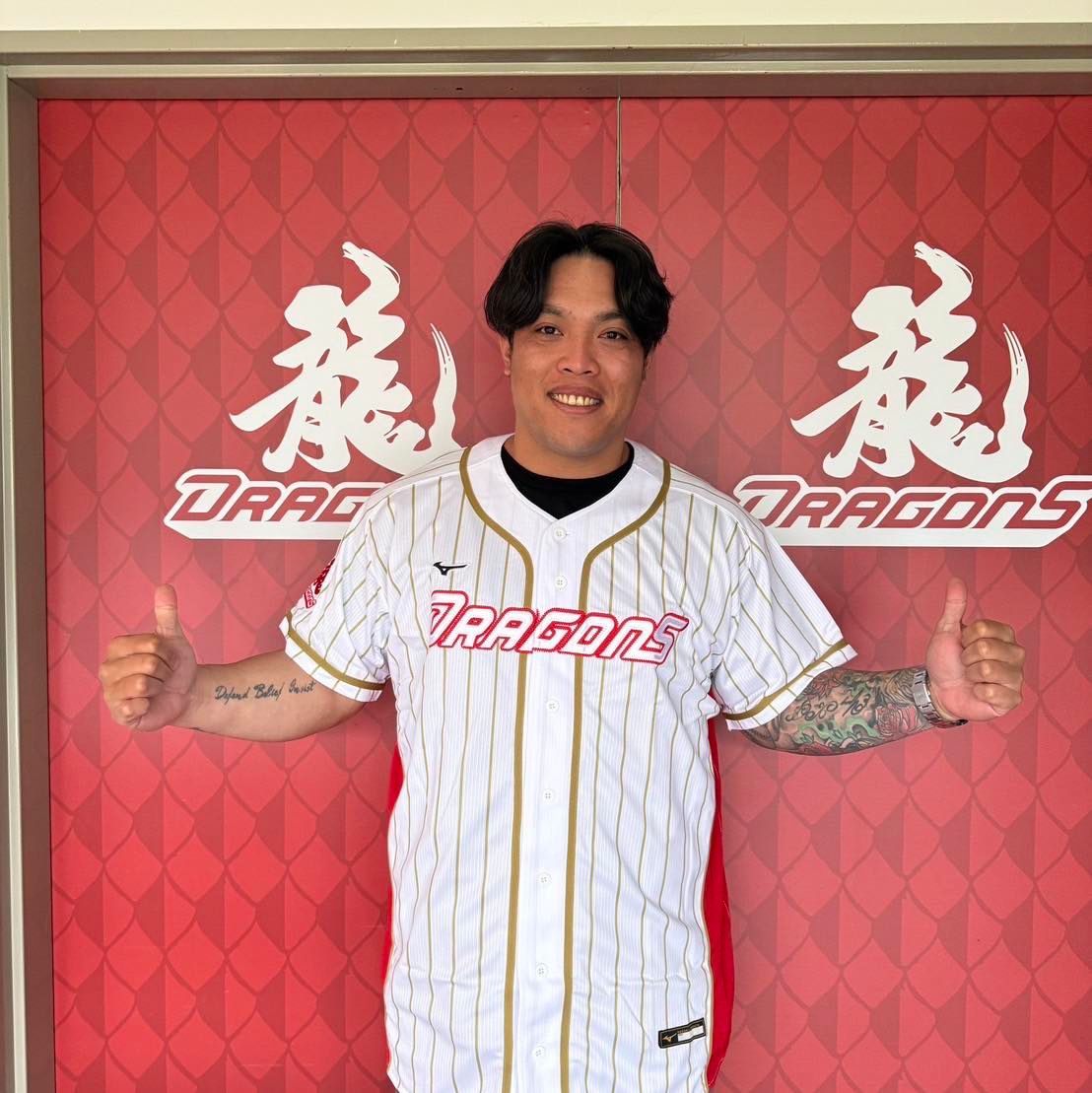 陳子龍表示收到國家隊徵詢。（翻攝自陳子龍臉書粉專）