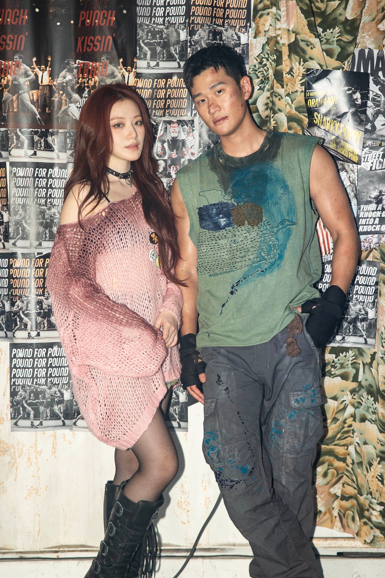 導演殷振豪（左起）為周興哲、舒華拍MV。（星空飛騰提供）