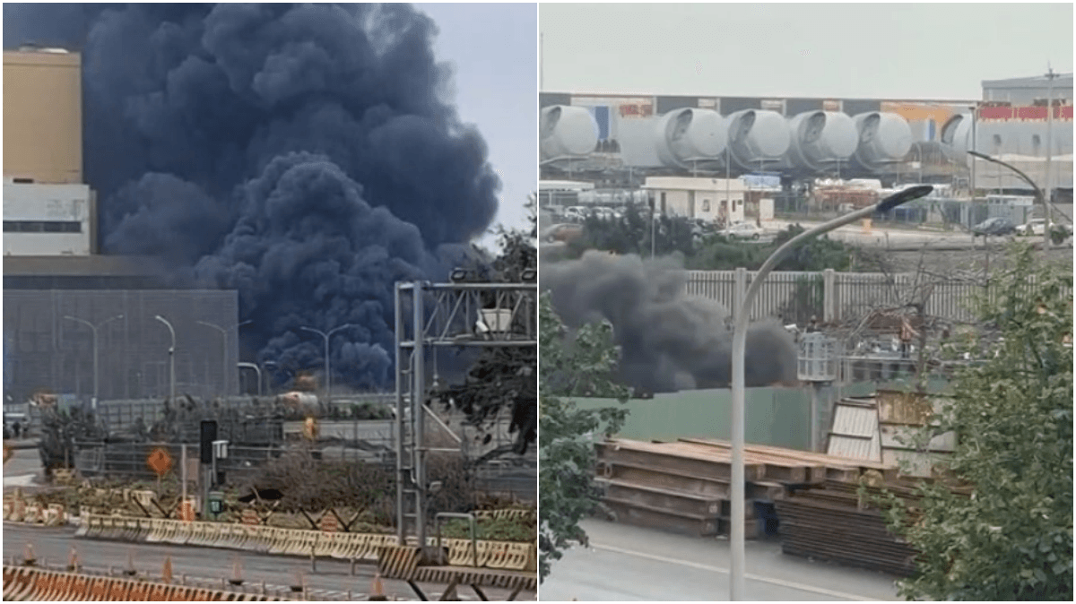 台中火力發電廠突發火警「黑煙竄天」　台電：火勢已撲滅、未影響機組