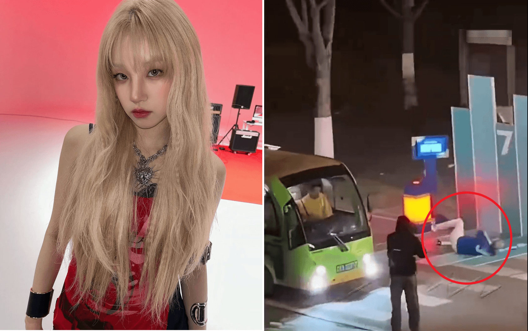 (G)I-DLE雨琦錄中國綜藝倒地4分鐘　粉憂重演高以翔悲劇