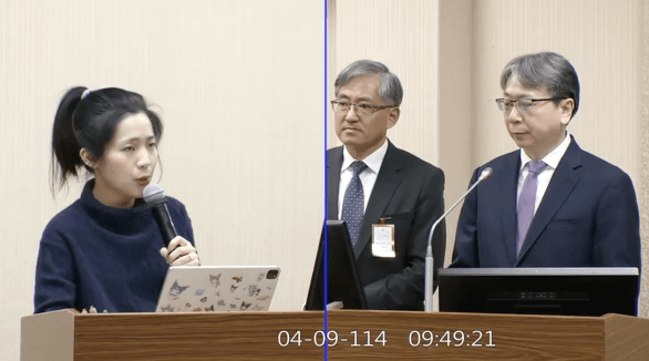 徐巧芯質詢頻問「我是不是共諜」　國安局長：若在查不可能回答