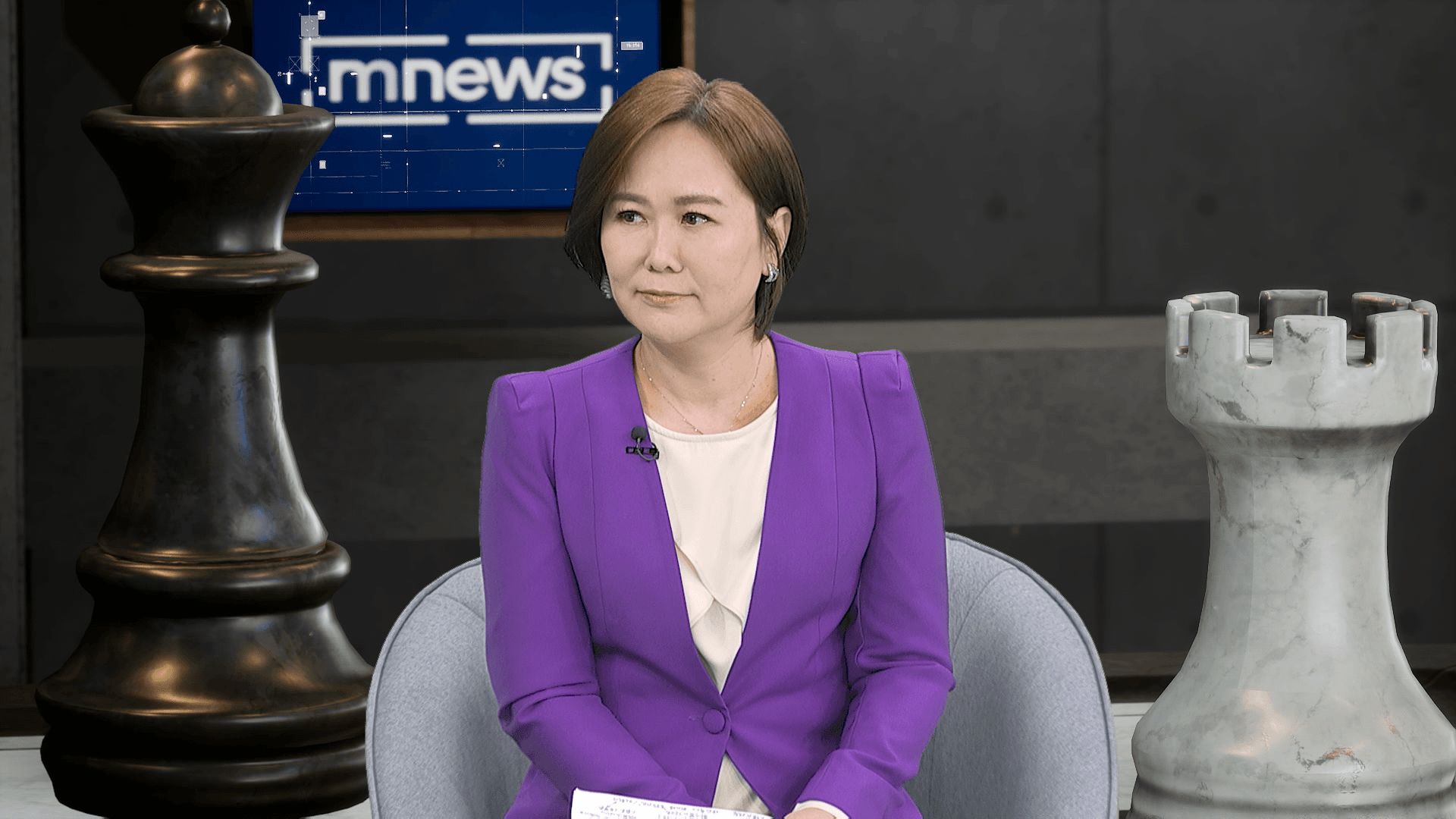 《大咖鏡來講》主持人平秀琳。（鏡新聞）