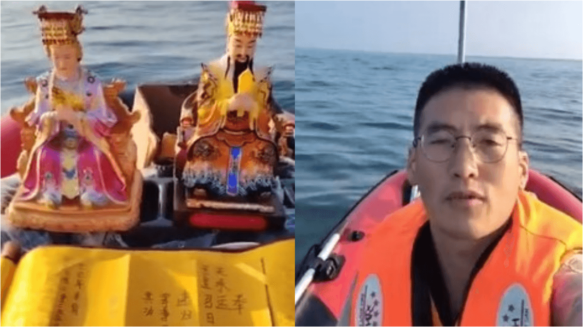 中國男自稱登陸桃園海灘插五星旗　海巡署查證中