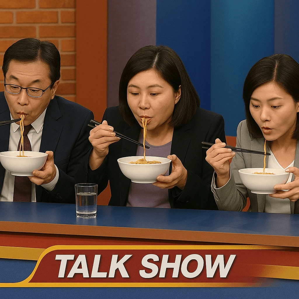 當政論節目變成「吃播秀」與「怒嗆的展演」