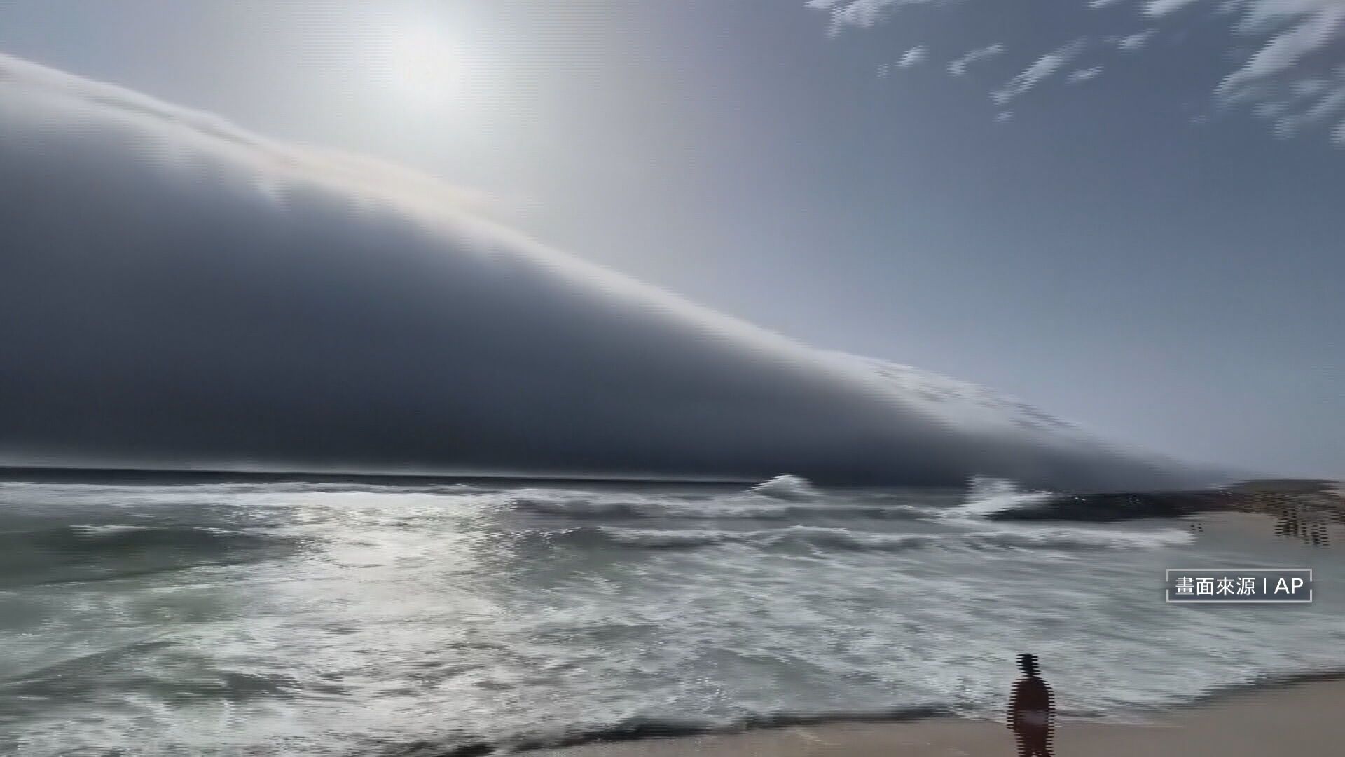 全球極端氣候釀災3／海灘「大片怪雲」現蹤！　葡萄牙體感溫度恐破50°C