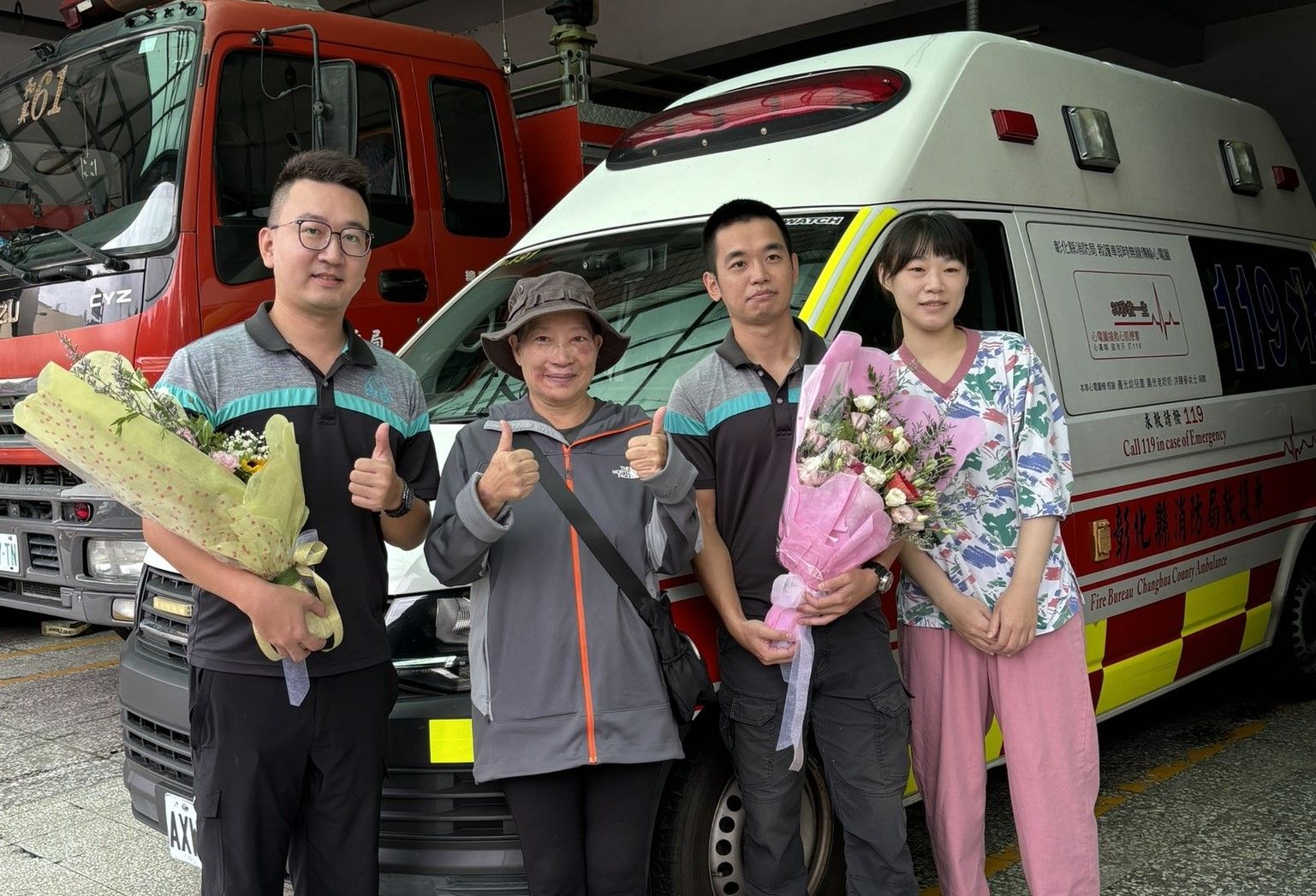 送便當到消防分隊途中自摔命危　救護員救回熟面孔外送員