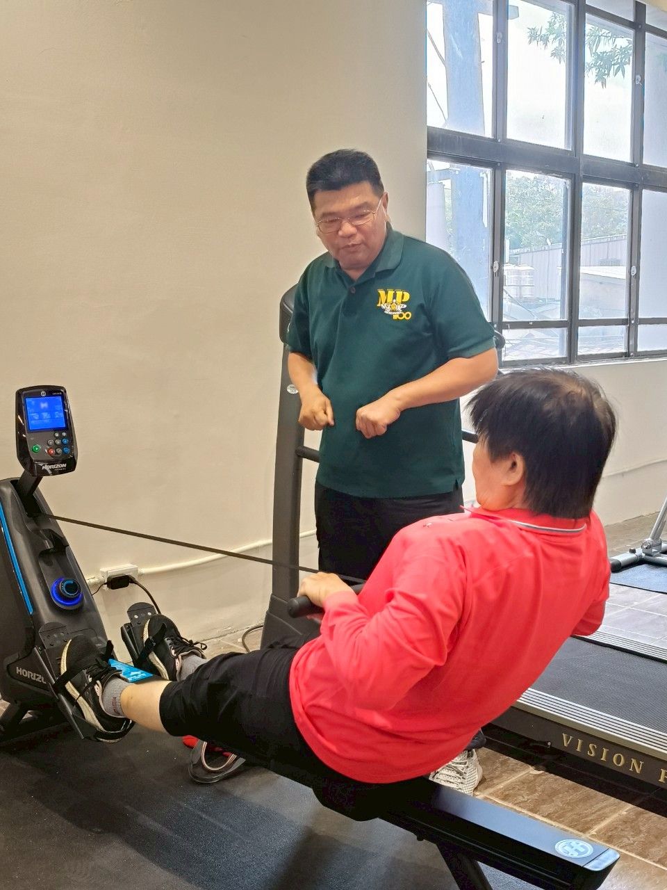 有相當多健身器材提供民眾使用。（基隆市政府提供）