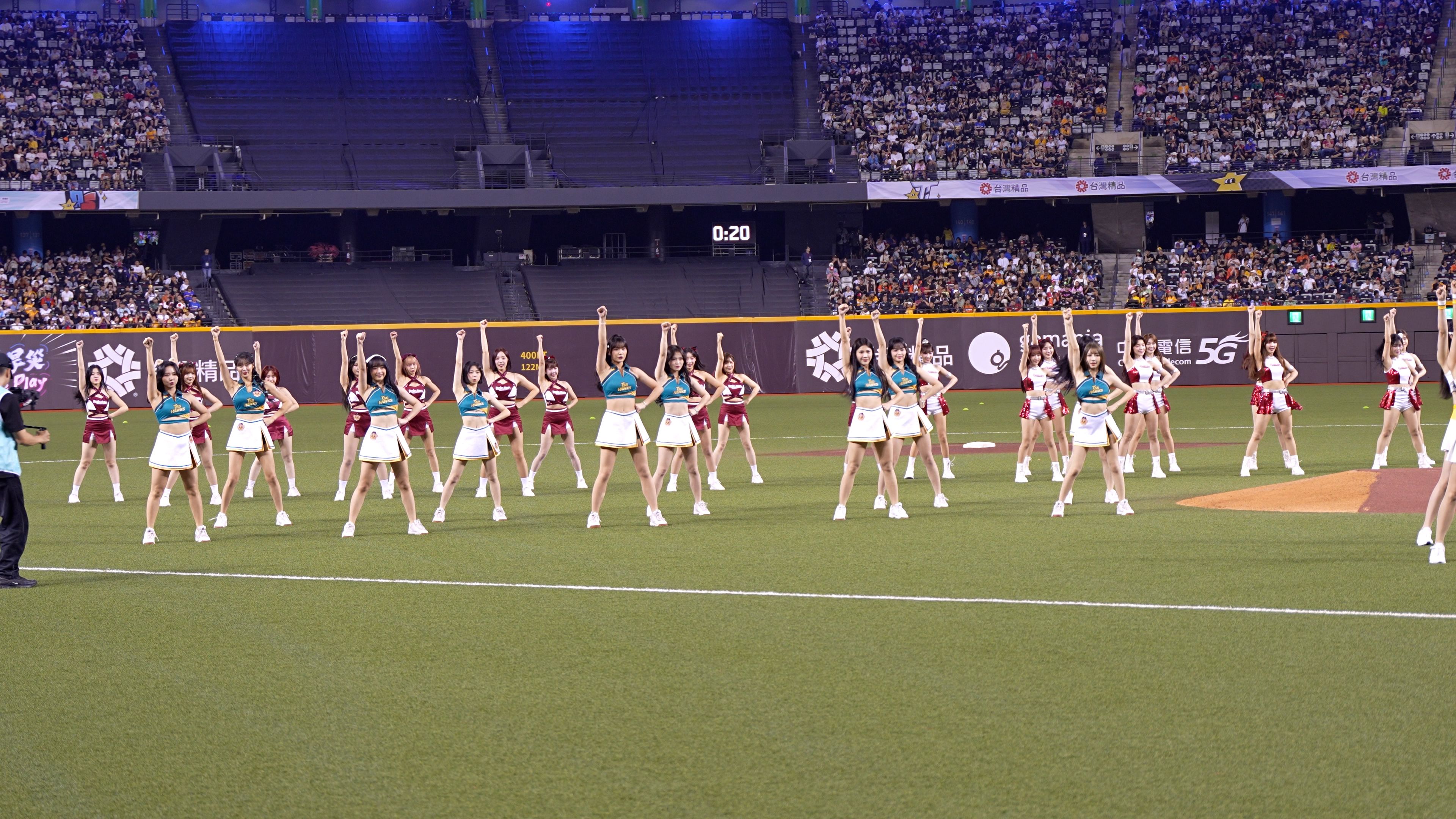 因明星賽參加名額有限，Wing Stars已先於5月舉行隊內進行評比，評比內容包含各隊應援舞蹈的抽考、疾風街道，以及口條應對等。（桂田文創提供）