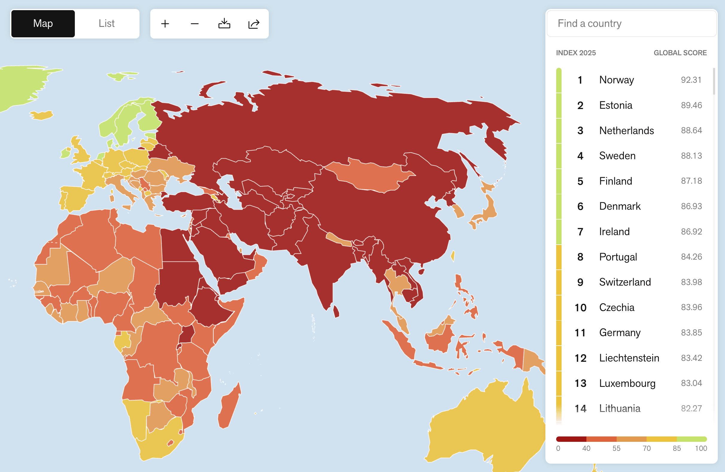 媒體經濟風暴下的新聞自由危機：2025年RSF全球新聞自由指數分析