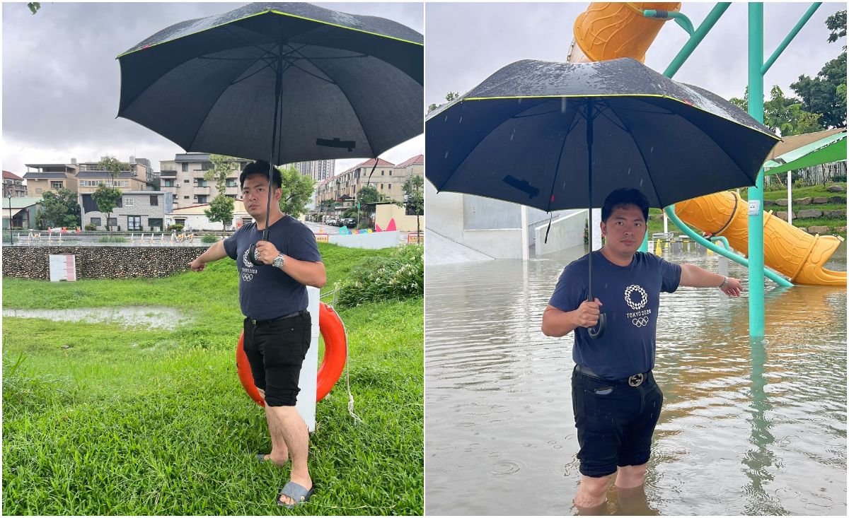 蓄洪池沒水遊樂區反泡水！議員疑設計問題　中市府：功能有發揮