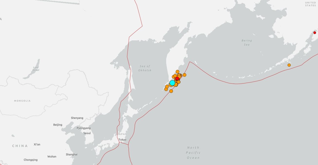 堪察加半島外海6.8強震 暫無海嘯威脅
