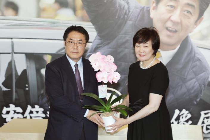 安倍昭惠捐200萬日圓助台南　黃偉哲跨海致謝