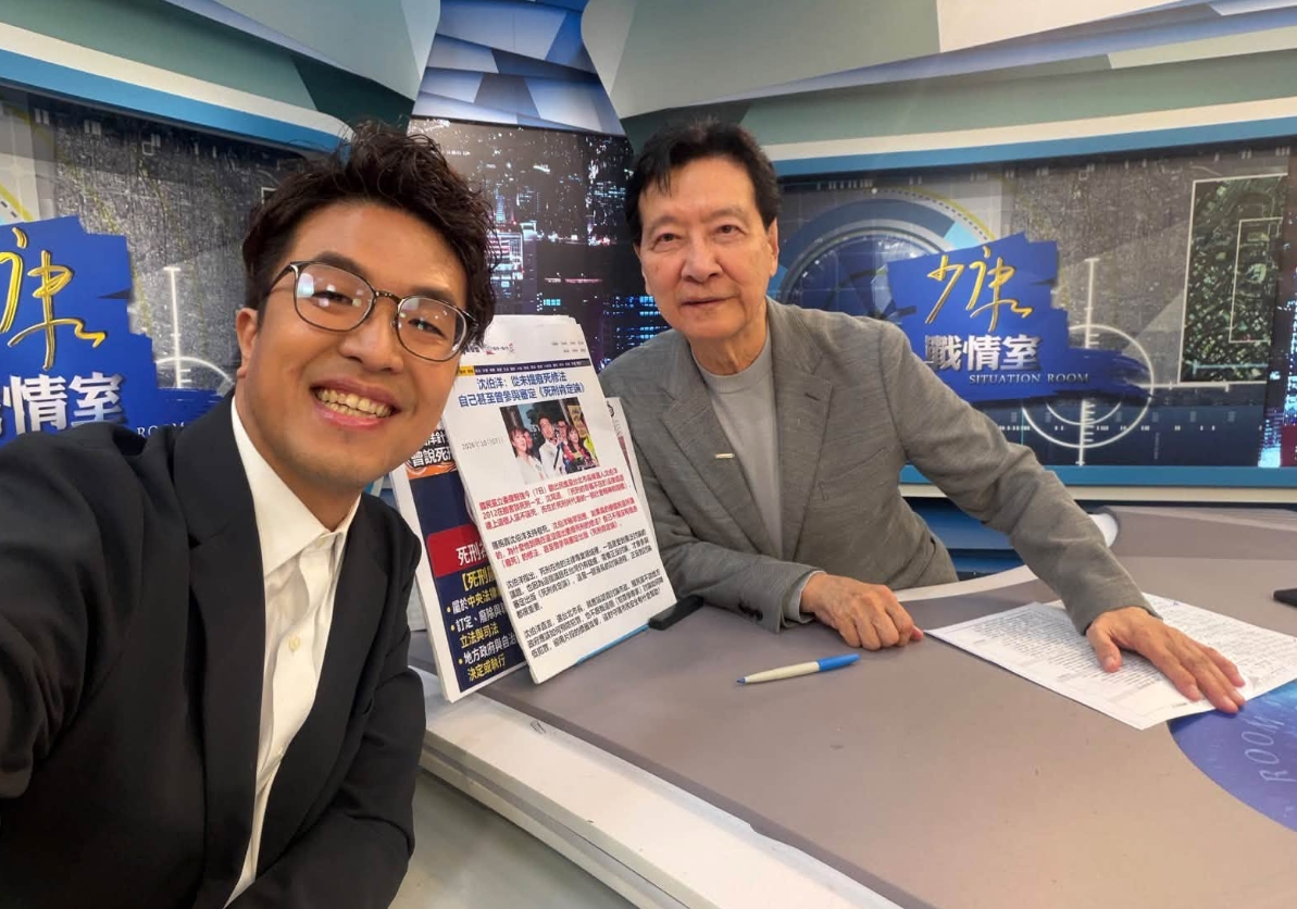 趙少康2訪沈伯洋挨轟。(翻攝自沈伯洋臉書)
