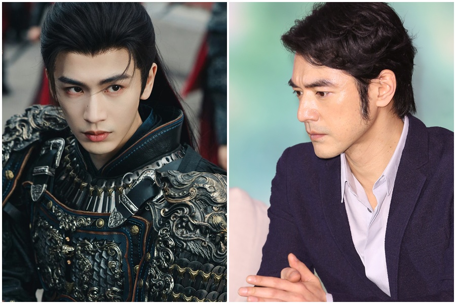 網友比較張凌赫、金城武顏值的貼文引發熱議。(翻攝逐玉微博、本刊資料照)
