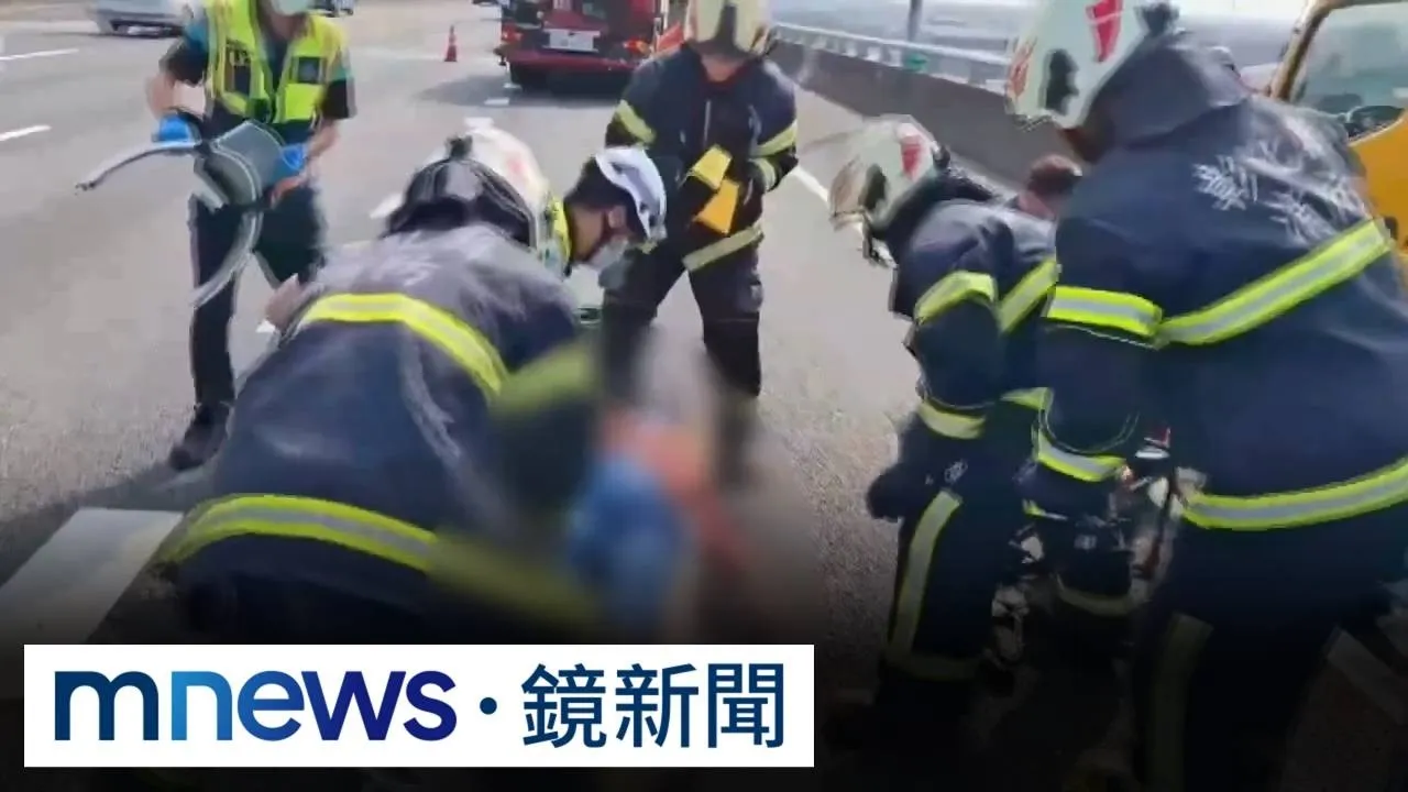 國3彰化段車禍！　小貨車追撞工程警示車「妻死夫傷」