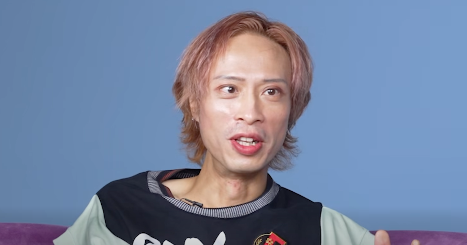 網紅Eko在節目上展現驚人消瘦容,嚇壞大批粉絲。(翻攝自驚奇玩起來臉書)