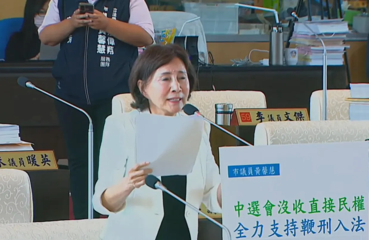 廖偉翔議員母怒了！議會質問盧秀燕「鞭刑公投被沒收」怎麼看　網揭發飆真相