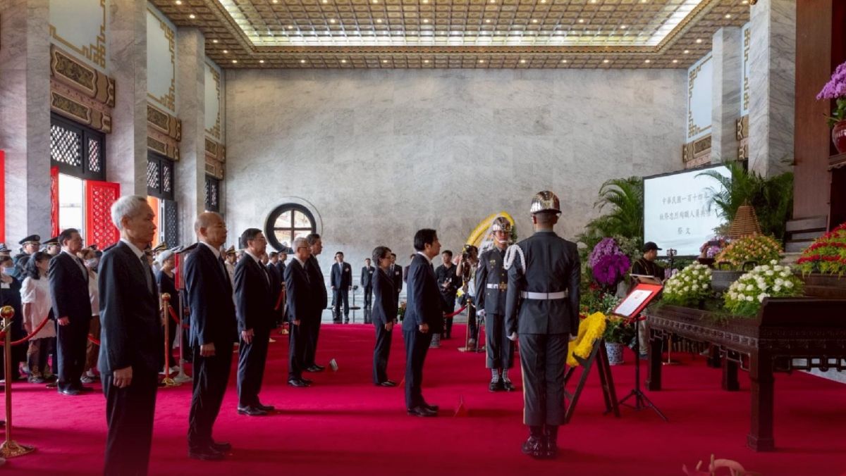 總統賴清德在臉書發文致敬將軍黃百韜。(翻攝自賴清德臉書)