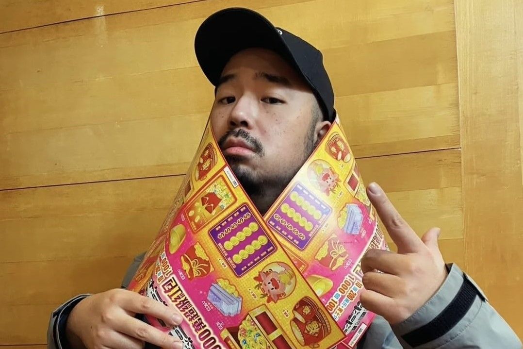 《夜市王》阿達自首閃兵。(翻攝自阿達臉書)