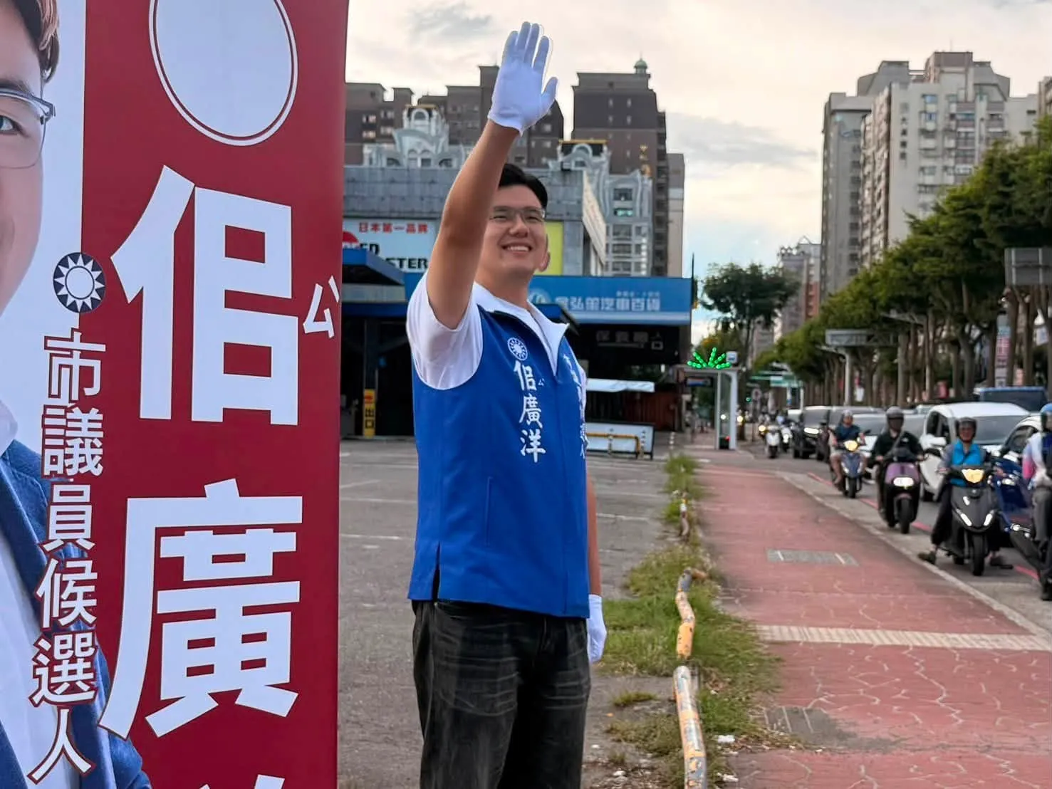 佀廣洋爆黑歷史依舊選到底　小商人打算派正妹參選：要改什麼名字比較白爛？