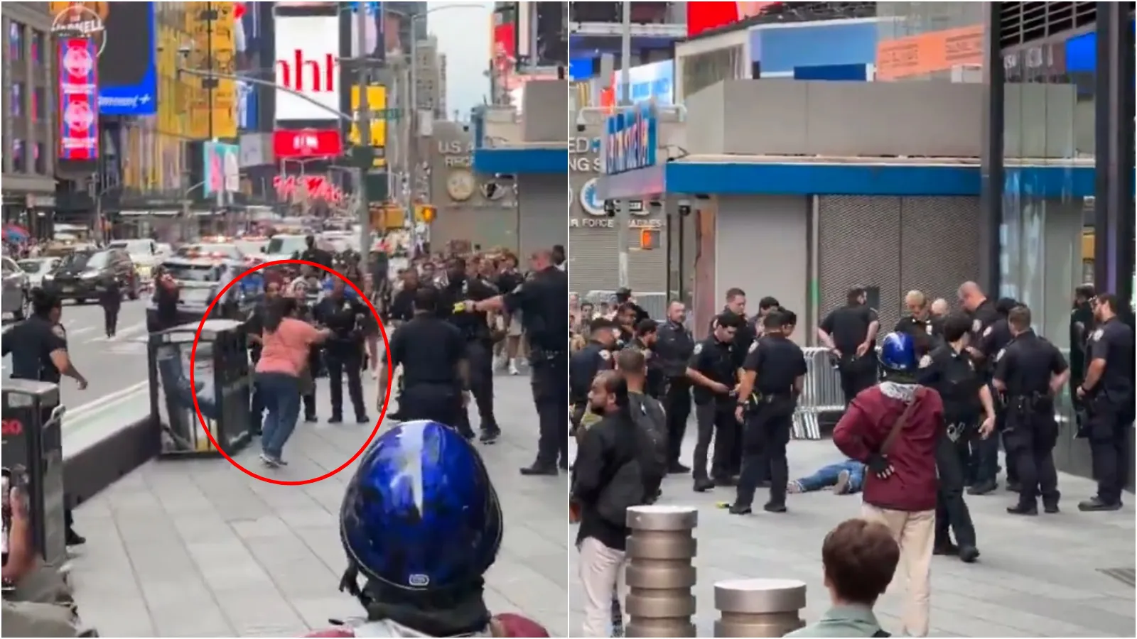 紐約時報廣場爆隨機砍人！女揮舞雙刀釀1死1傷　警方勸阻無效「當場擊斃她」