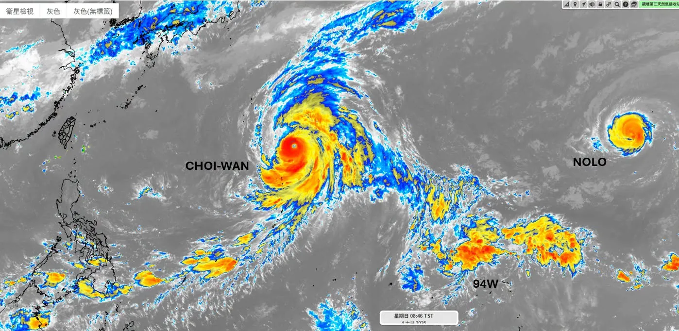 新熱帶低壓生成！最快明增強為「小熊」颱風　專家：對台無直接影響