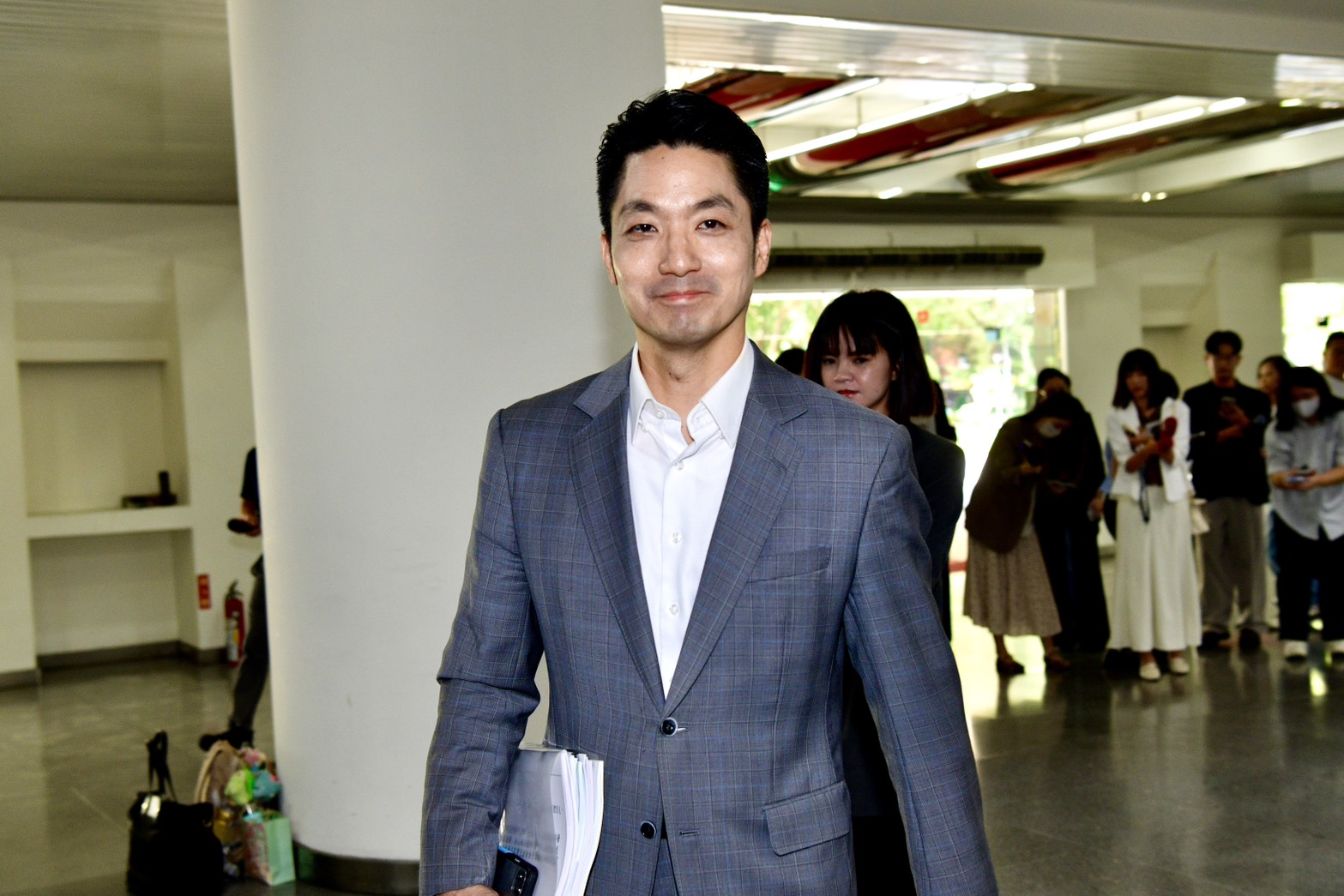蔣萬安今表態若競選連任成功,會做完4年任期。(鏡報李智為)