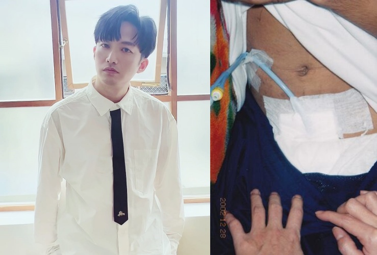 葉諾帆20歲時遭聯結車輾過拖行導致骨盆粉碎性骨折,母親接獲14次病危通知,後續拍攝八點檔又因摔傷致髖關節脫位臥床2年,坎坷過程令人唏噓。(翻攝自臉書、年代提供)