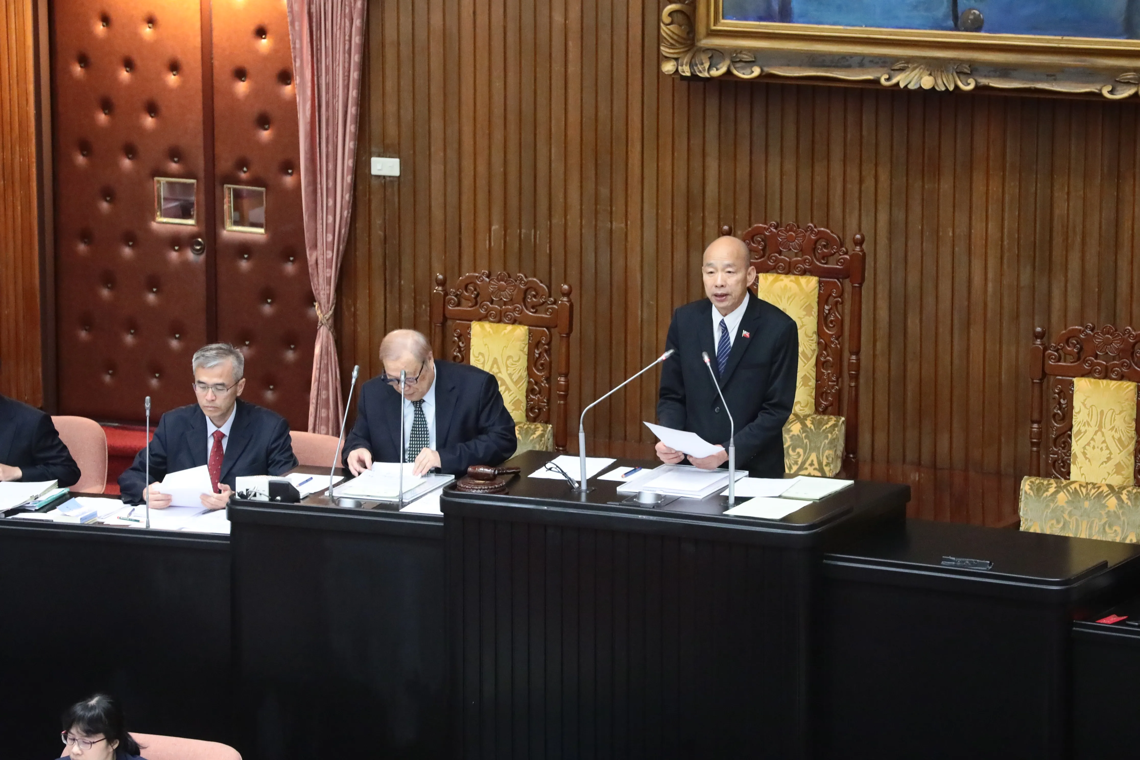 總預算拖266天共砍480億元　韓國瑜籲卓榮泰：不能不副署、不執行