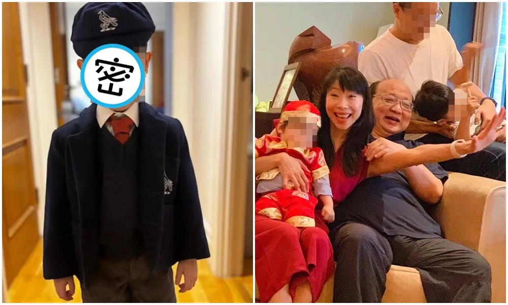 胡婷婷混血兒近況曝光！胡志強曬「金孫上小學萌樣」　感性喊話：在台灣替你加油