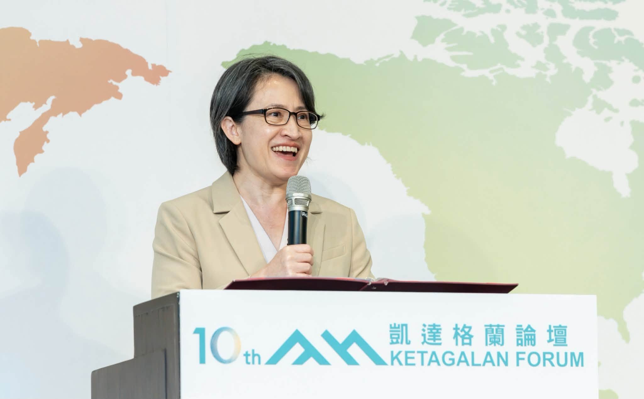 蕭美琴昨(4日)出席「凱達格蘭論壇:2026印太安全對話」午宴。(翻攝自蕭美琴臉書)
