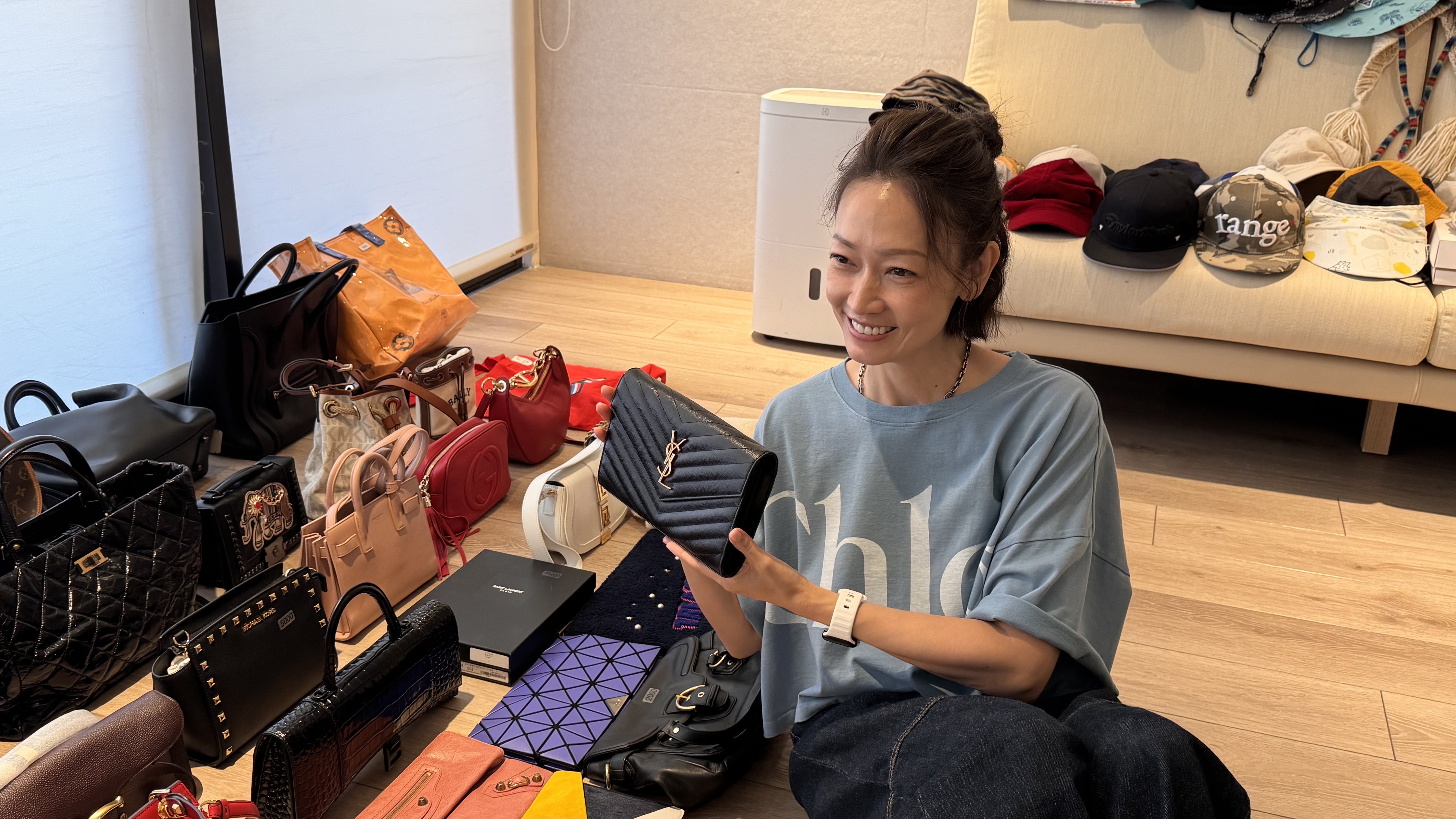 潘慧如為幫助受虐動物現身募款。葉婉如攝