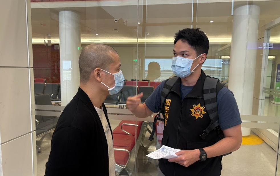 「重大外逃通緝犯」殺人逃14年終於落網。(刑事局提供)