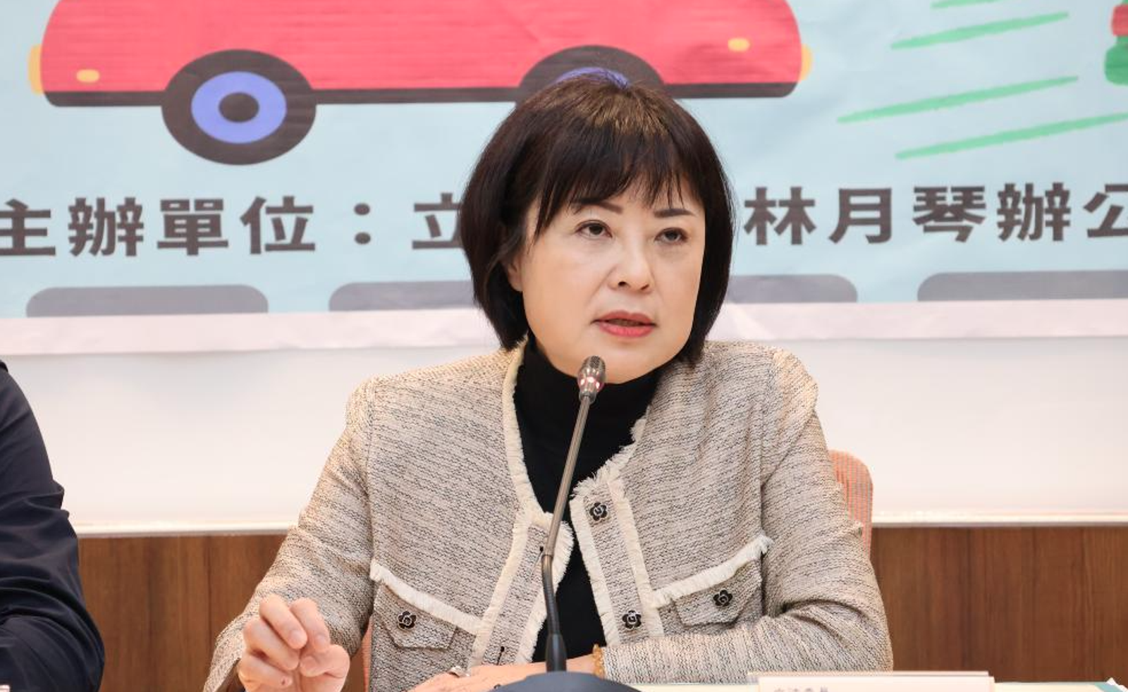賴清德沒列席立法院說明彈劾案,林月琴喊支持。(林月琴辦公室提供)
