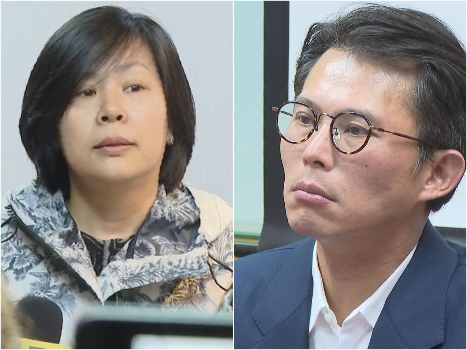 白營脫黨潮持續,李貞秀(左)批黃國昌「不配帶領民眾黨」。(資料畫面)