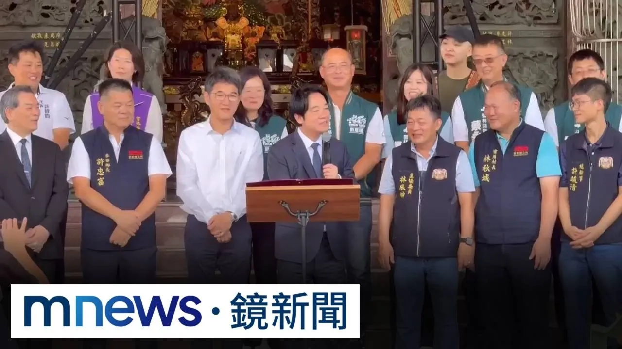 賴清德南下雲林輔選　劉建國、蘇治芬同框握手破不合
