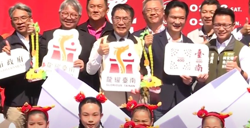 台灣燈會19日舉行宣傳活動,台南市長黃偉哲到場,向大家介紹高鐵燈區的特色。