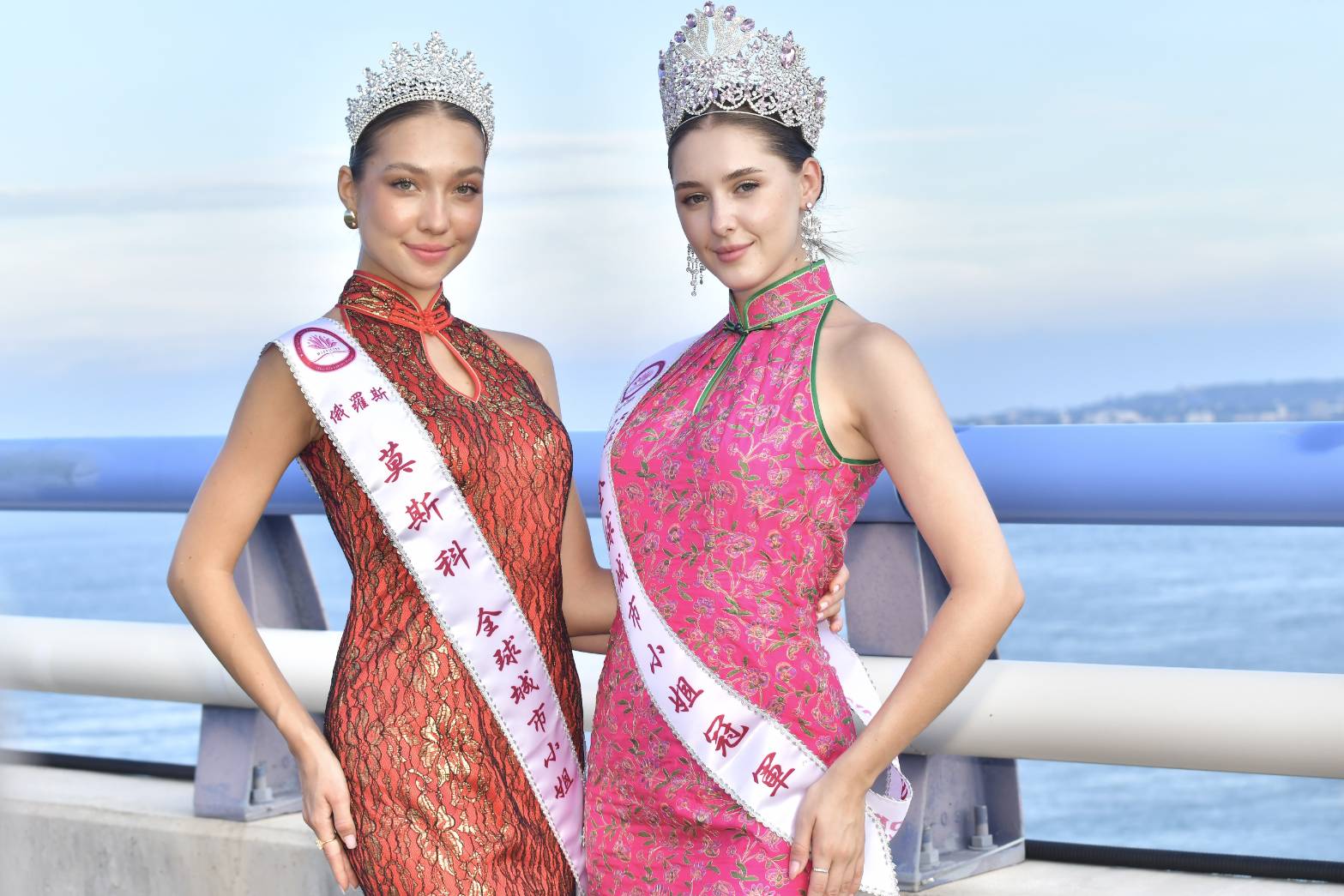 蕭美萍率國際超模佳麗遊金門
超吸睛城市小姐參訪團成嬌點
